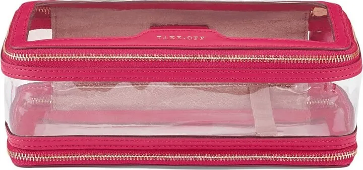 Inflight clear zipped bag