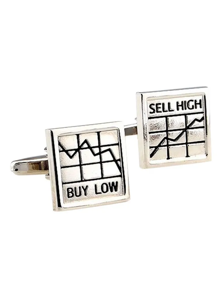 Buy Low Sell High Shirt Cufflinks