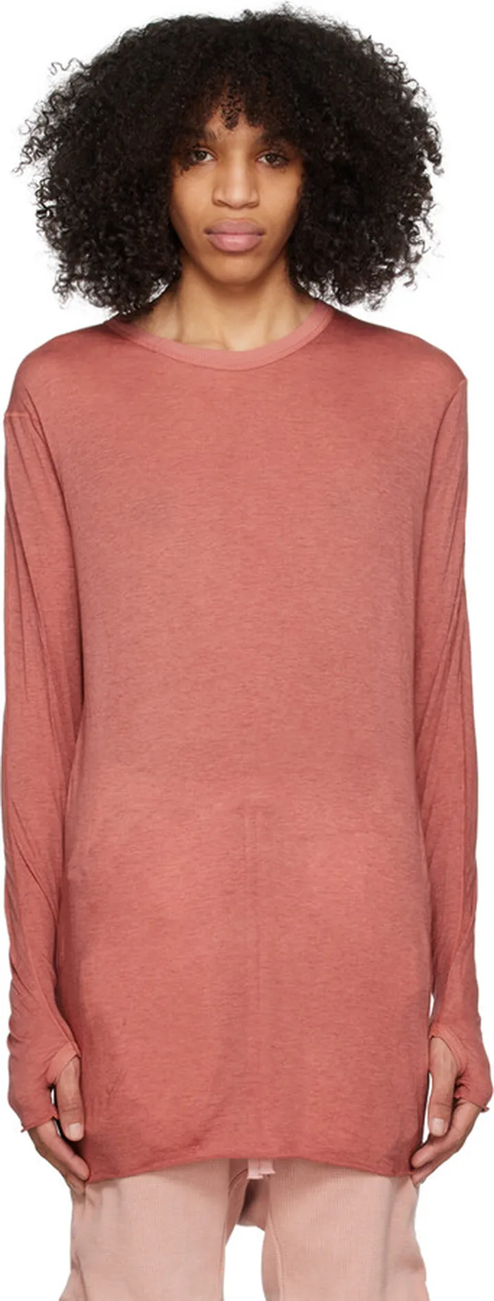 Boris Bidjan Saberi Red LS1 TF Long Sleeve T-Shirt