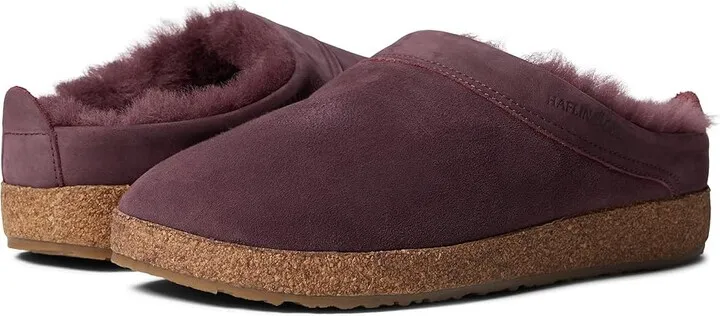 Haflinger Snowbird (Mauve) Clog Shoes