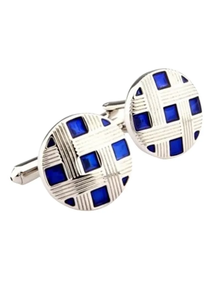 Exquisite Gridding Shirt Cufflinks
