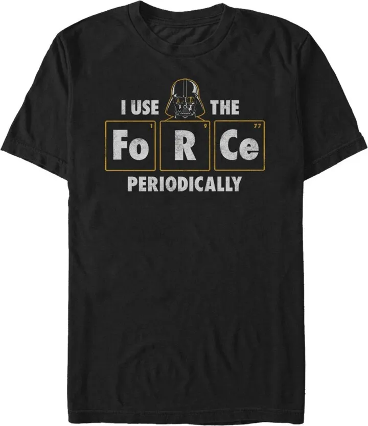 Men's Star Wars Darth Vader Periodically T-Shirt - Black - 5X Large