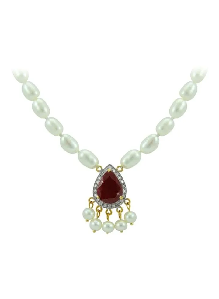 18 Karat Gold Royal Indian Diamonds Necklace