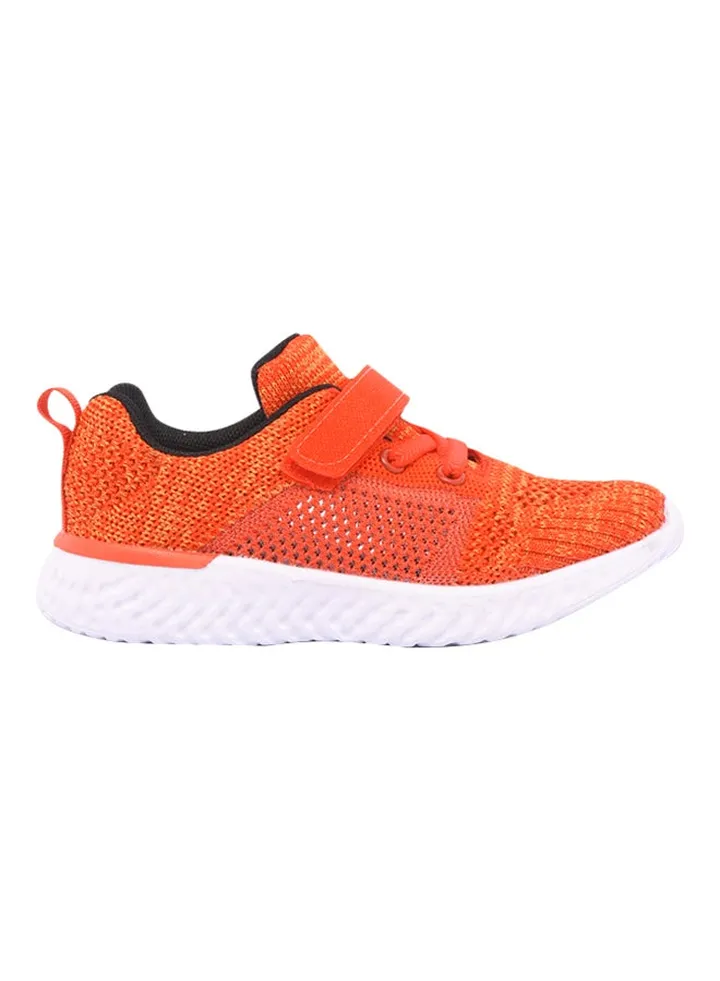 Baby Boys Knit Velcro Sneakers Orange