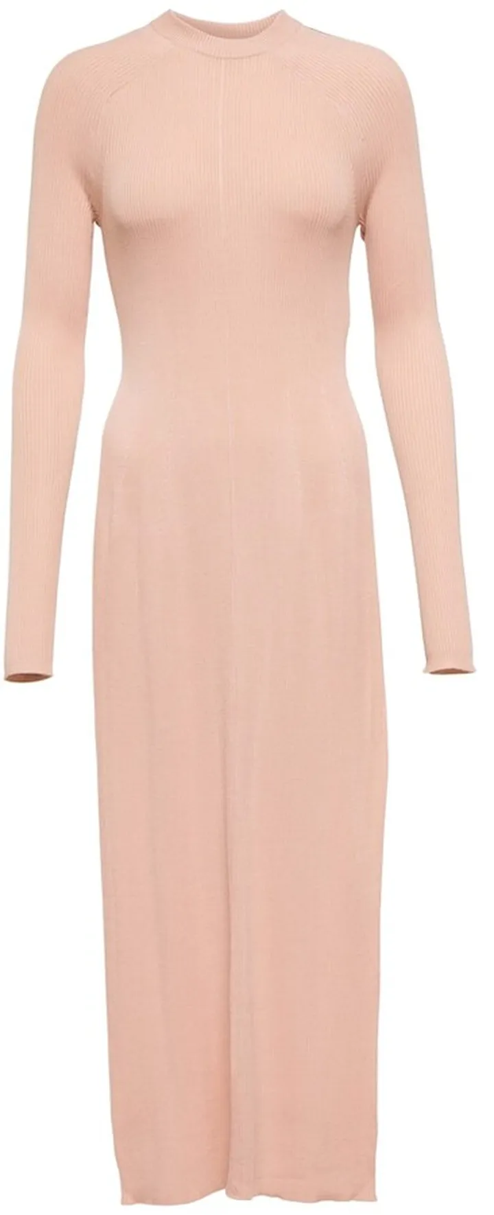 Ribbed-knit midi dress
