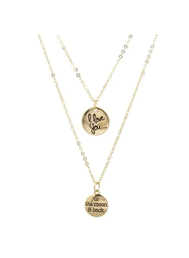 Brass Charm Necklace