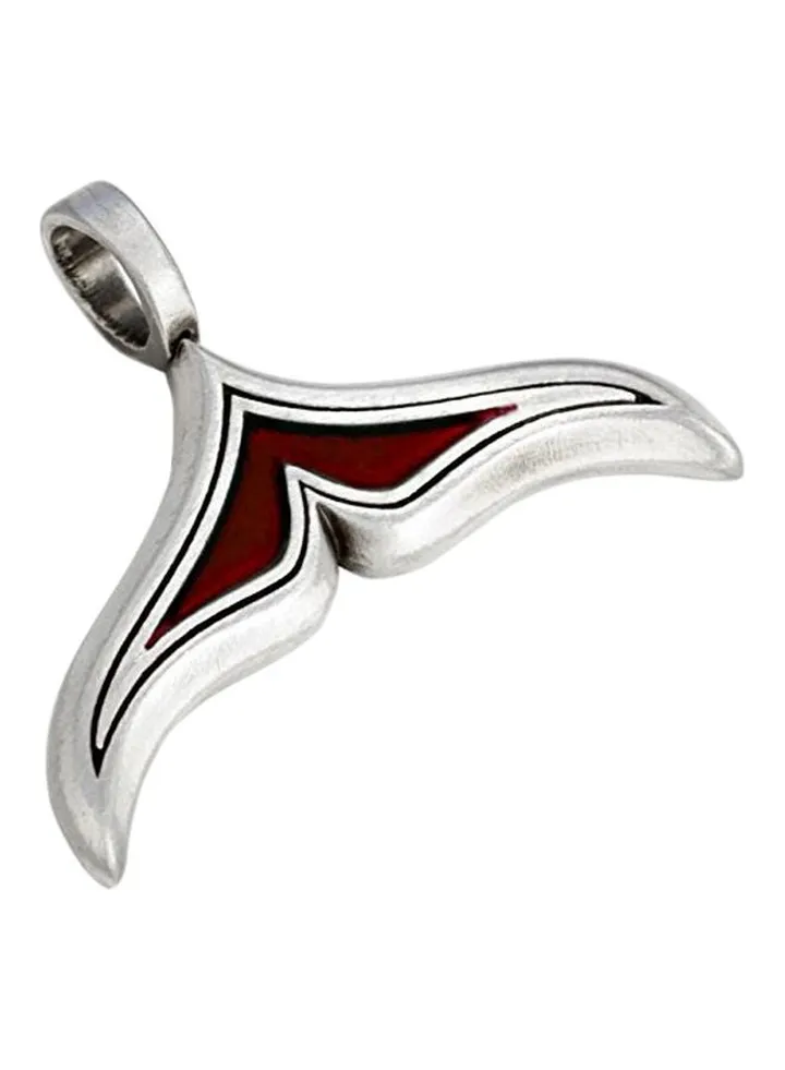 Brass Whale Tail Pendant