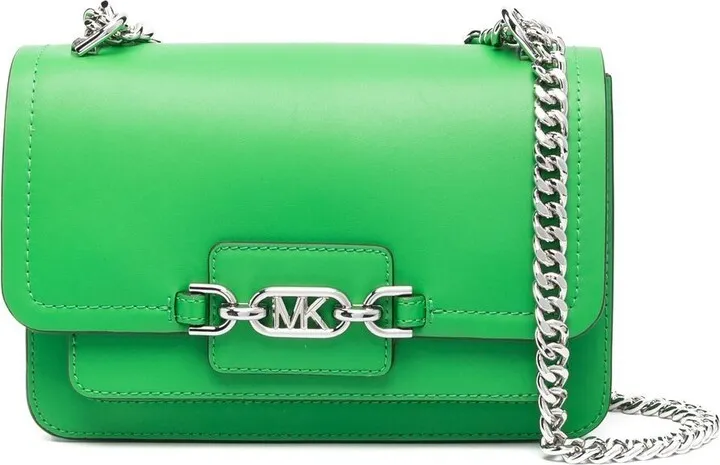 Heather logo-plaque crossbody bag