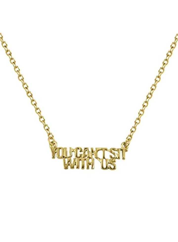 Brass Charm Pendant Necklace
