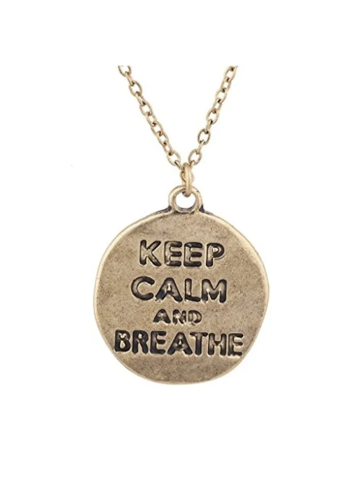 Brass Pendant Necklace
