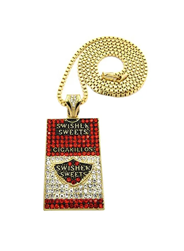 Brass Pendant Necklace With Zircon
