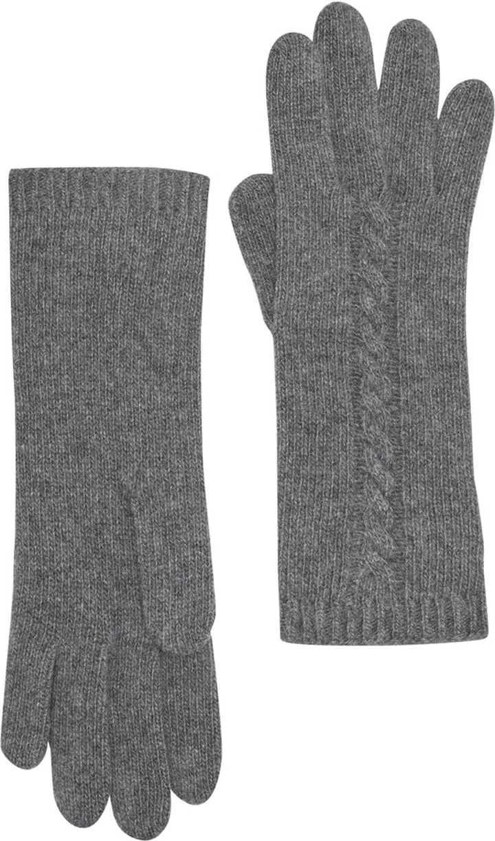 Cable Knit Cashmere Gloves