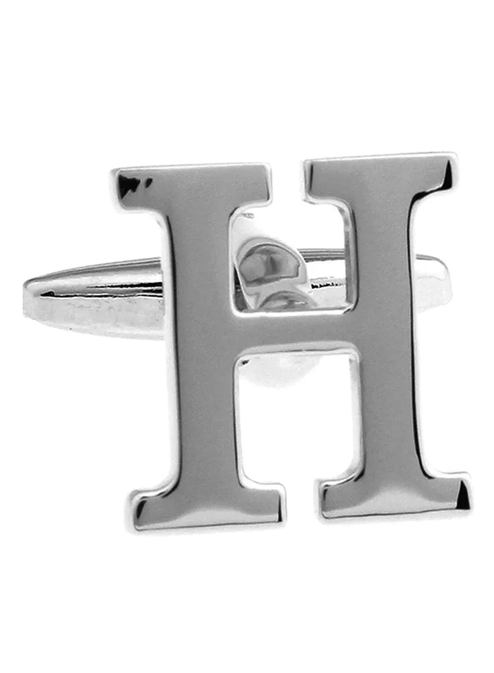 Fashion letter H Shape Cufflinks