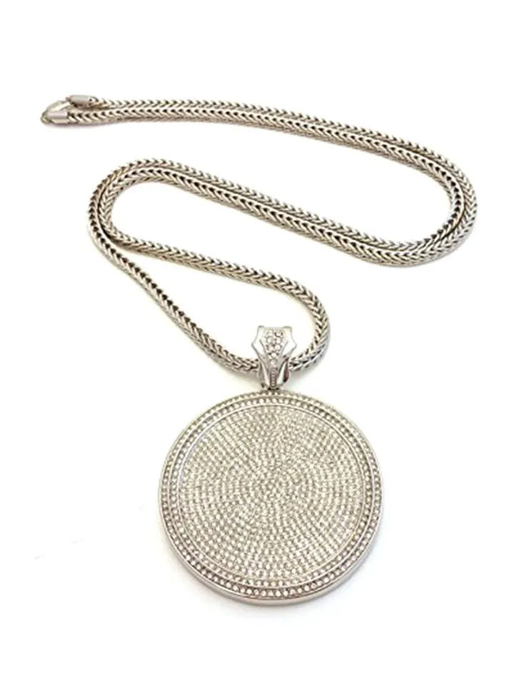 Brass Metal Pendant Necklace