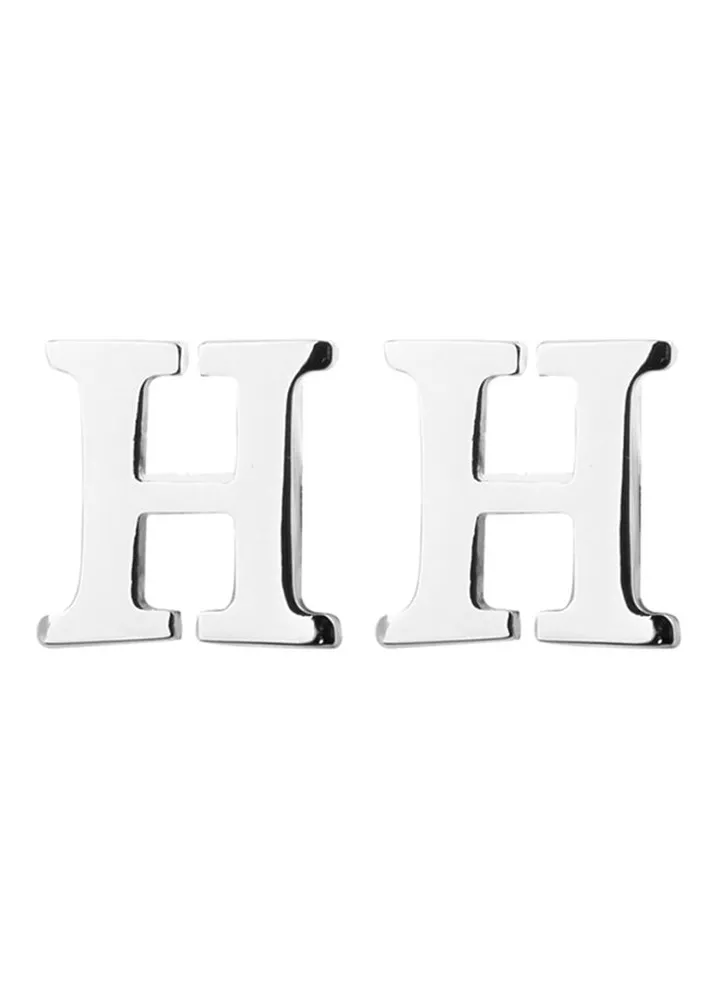 Letter H Cufflinks