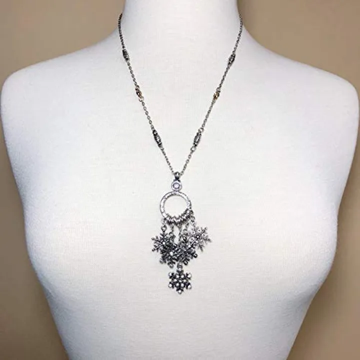 Brass Theme Charm Pendant Necklace
