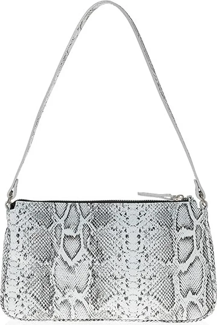 Joanna Maxham Small Baguette (Grey) Shoulder Handbags