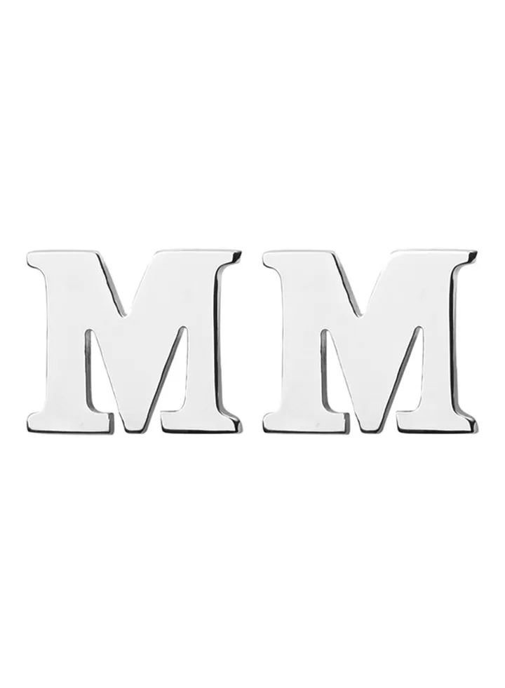 Letter M Cufflinks