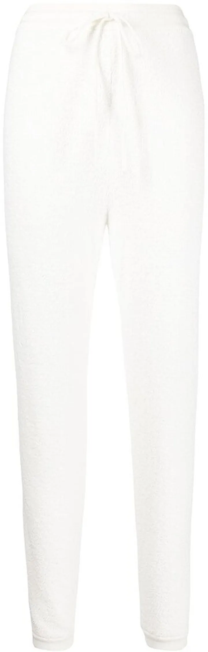 Knitted High-Waisted Track Pants