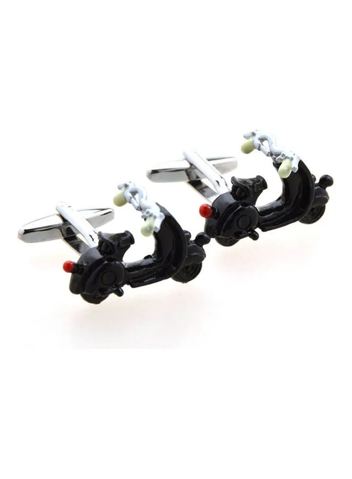 Copper Shirt Cufflinks Motorbike