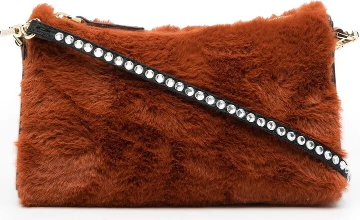 Zipped Faux-Fur Tote