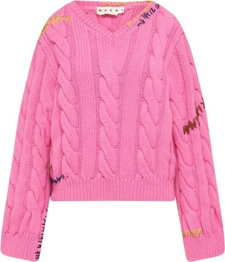 V neck sweater