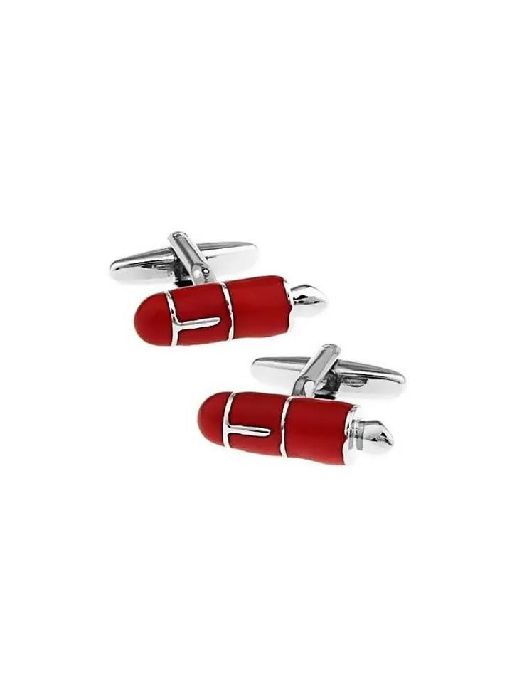 Stainless Steel Chic Pen Shaped Cufflinks