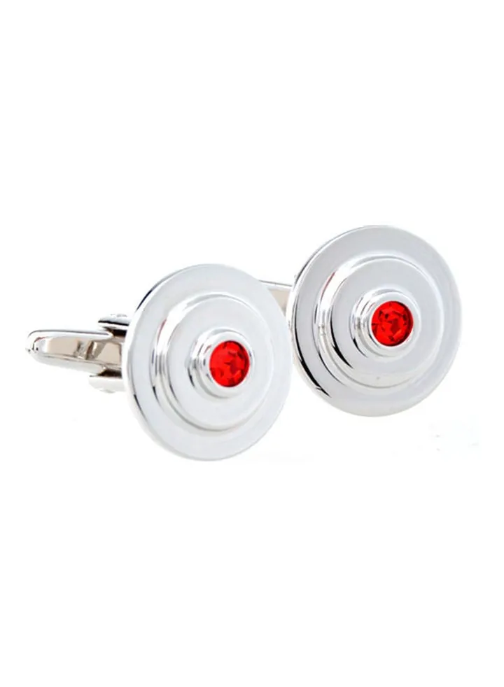 Copper Shirt Cufflinks Circular