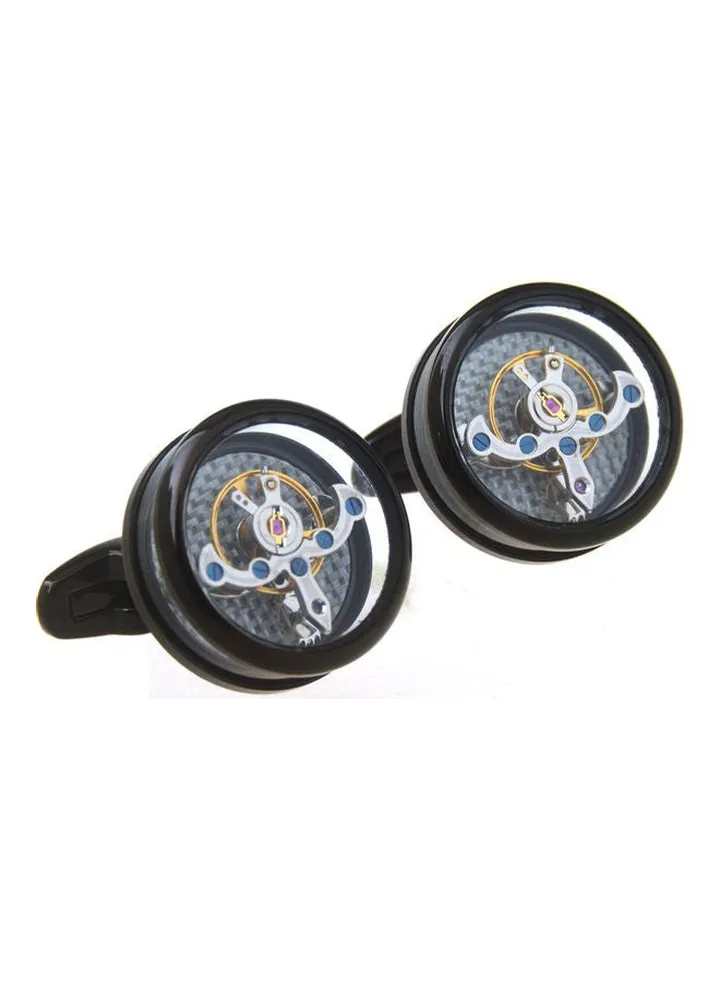 Copper Shirt Cufflinks Cyan