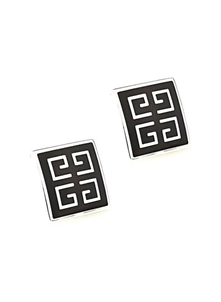 G Shaped Brass Cufflinks
