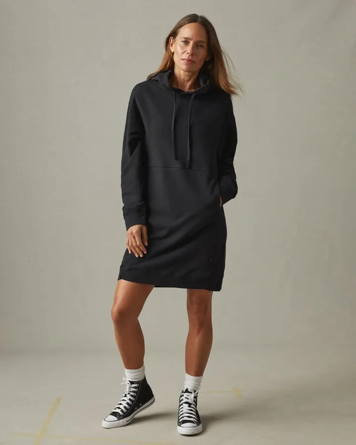 Premium Midweight Hooded Dress - Meteorite