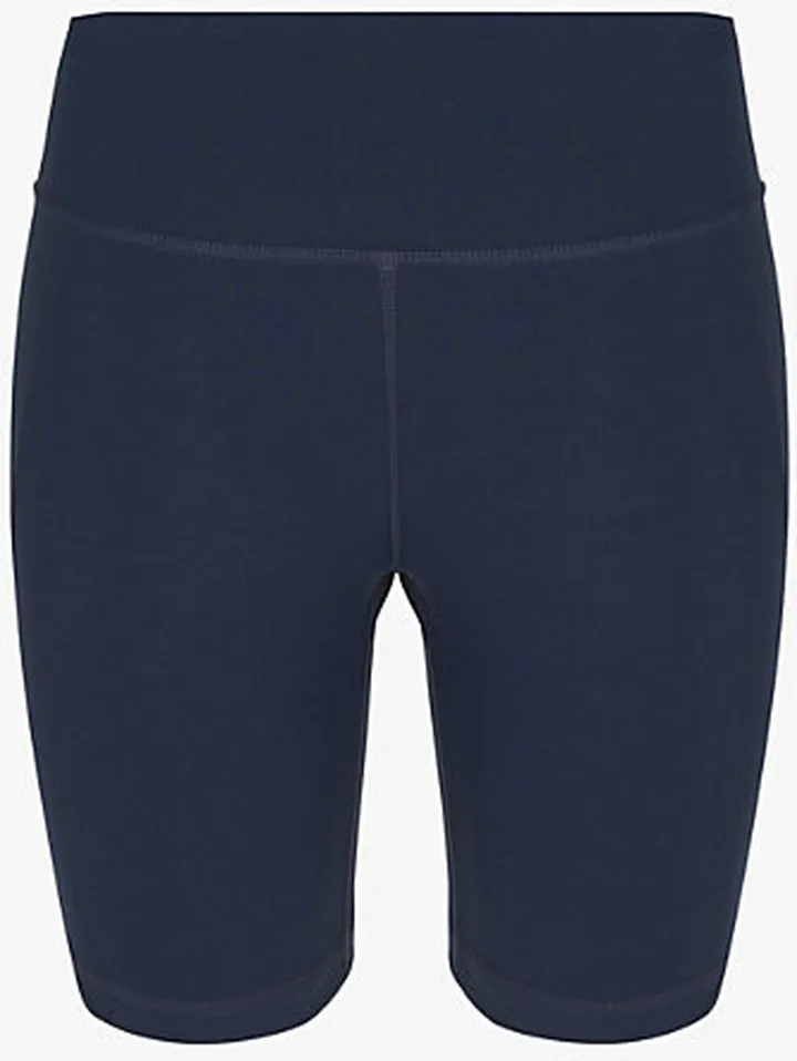 Womens Navy Blue Power 6' Stretch-jersey Bike Shorts Xxl