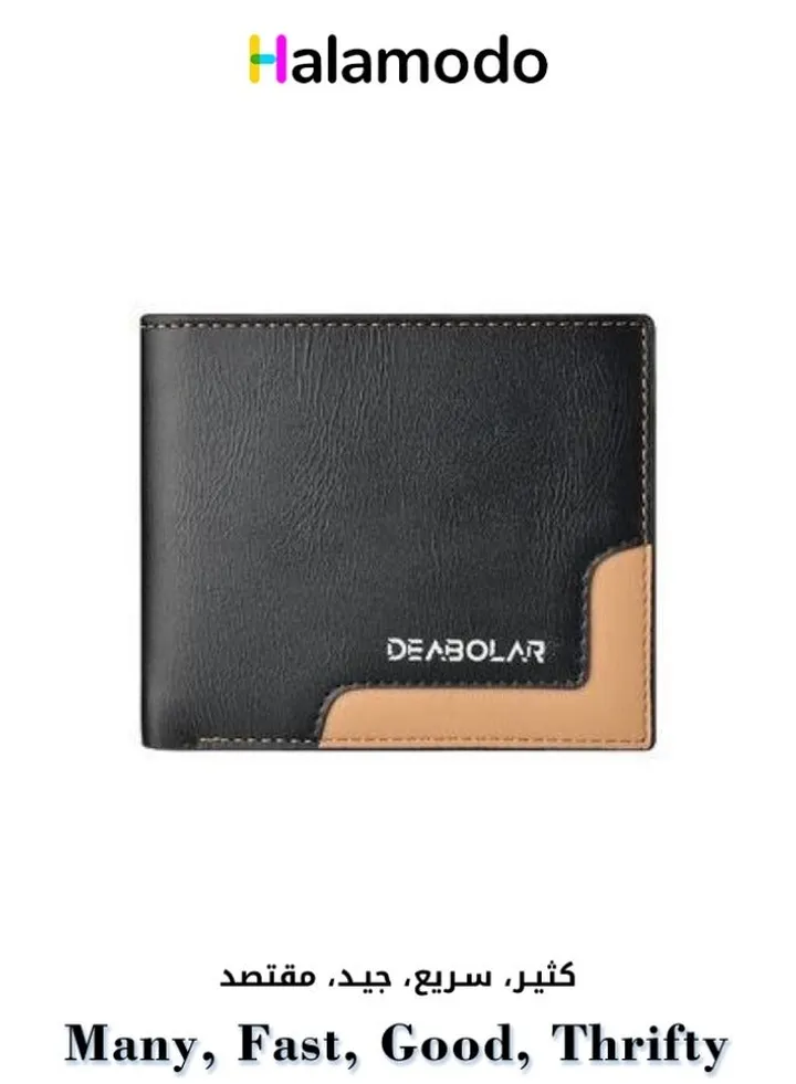 Handbag,Multifunctional Men's Simple And Fashionable Folding Wallet Can Hold Various Cards Coins or Banknotes