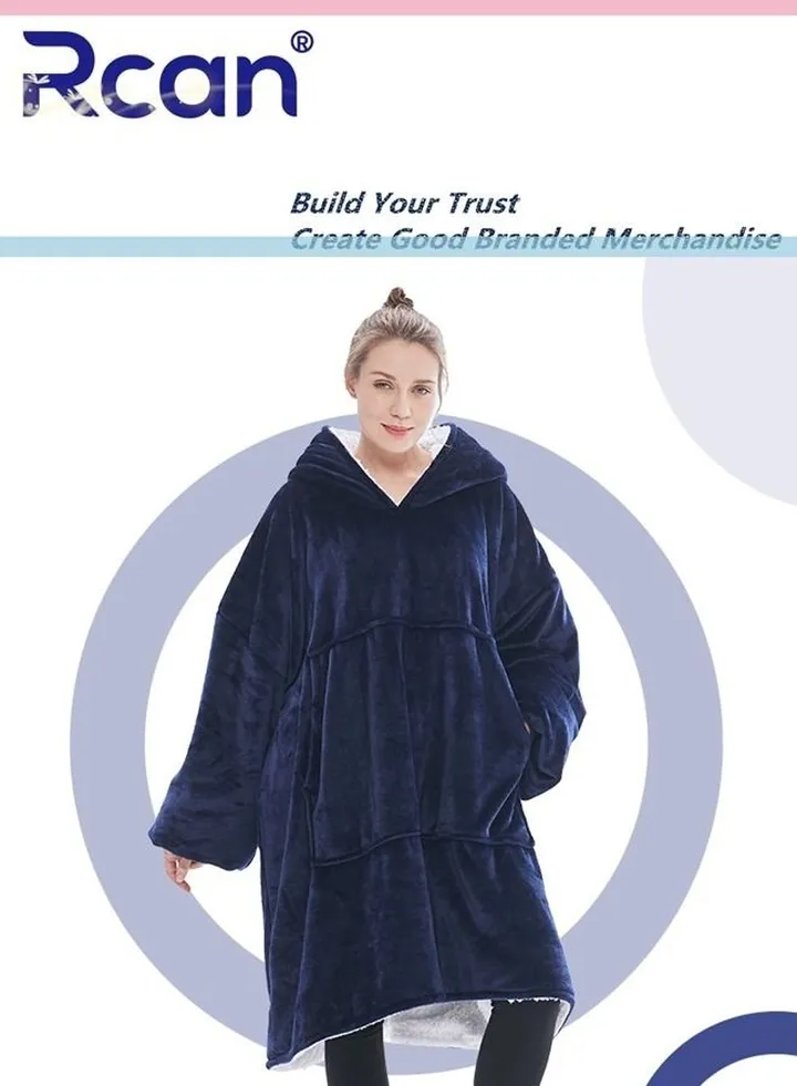 V Neck Velvet Long Sleeve Hooded Pajamas Loose Cold Proof Warm Thick Home Clothes With Pockets Soft and Can Be Worn Outside Casual Nightgown Large Size Bathrobe Suitable for Women