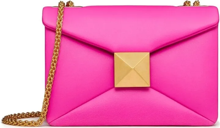 VALENTINO GARAVANI- One Stud Small Leather Shoulder Bag
