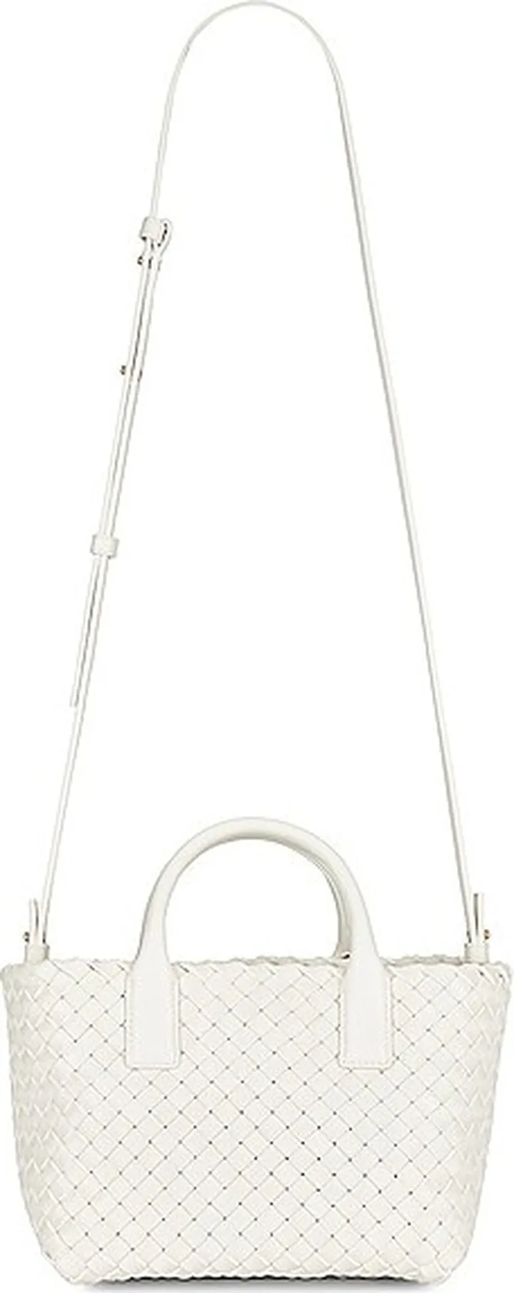 Bottega Veneta Mini Cabat Tote Bag in White
