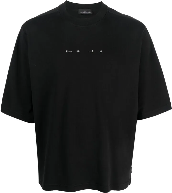 graphic-print loose-fit T-shirt