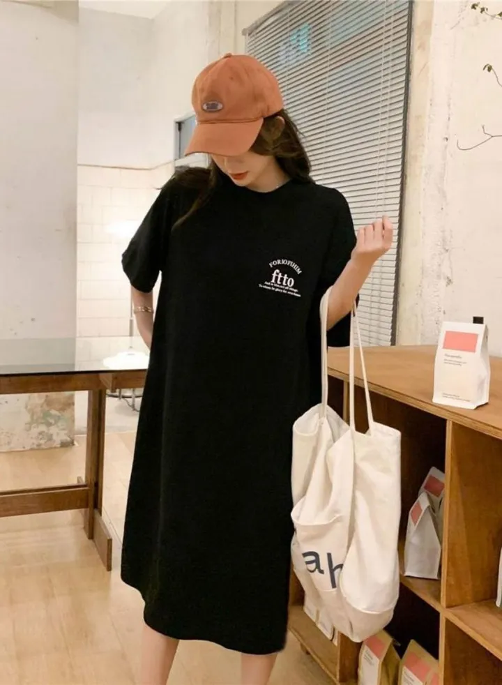 light loose mid length nightdress