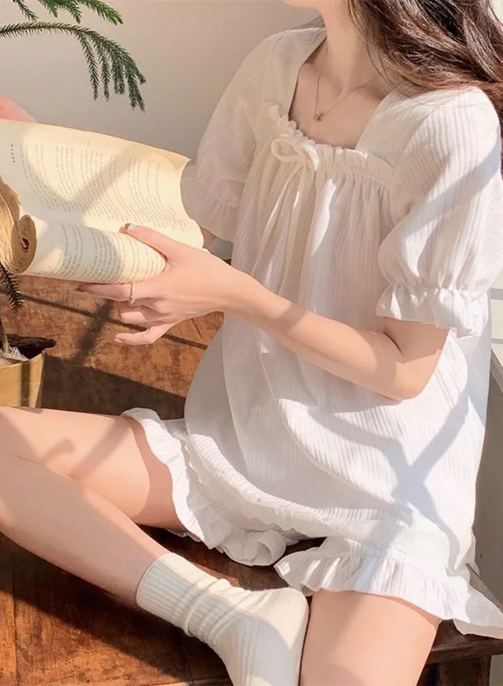 Summer casual and cute thin home clothes