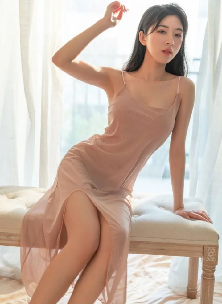 suspender nightgown
