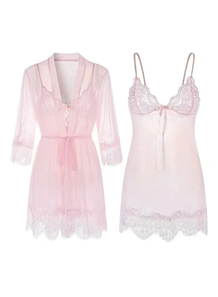 Women's Lingerie Pajama One-Piece Sling Underwear Bodysuit Corset Women's Sweet Lingerie Lace Underwear Backless Hollow Out Bodysuit Sleepwear Deep V Bodysuit M Code Meat Pink