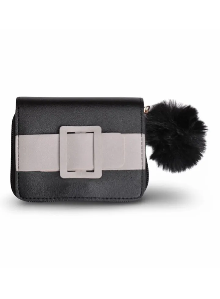 Elegant leather wallet-BLACK