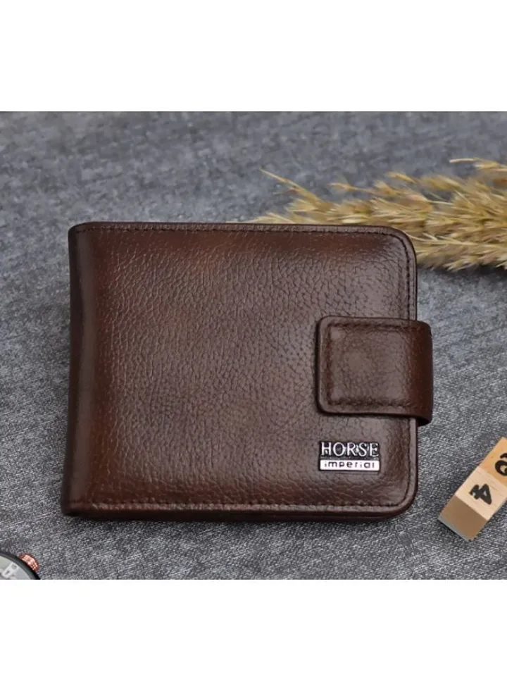Wallet For Keeping Paper Money with pockets Card Holder - Leather - Brown