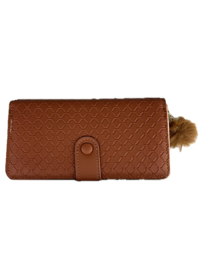 Flip Wallet For Women-Havana.