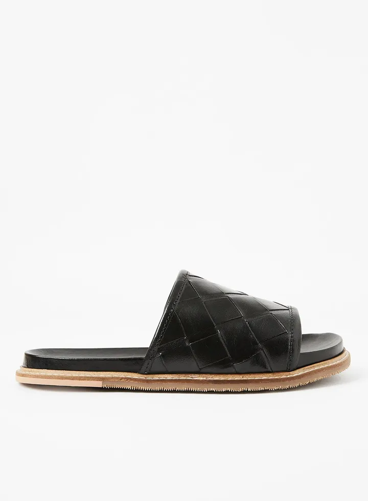 Rulston Leather Sandals Black