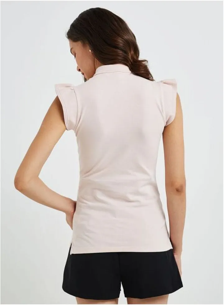 Slim Fit Sport Polo Shirt Salmon
