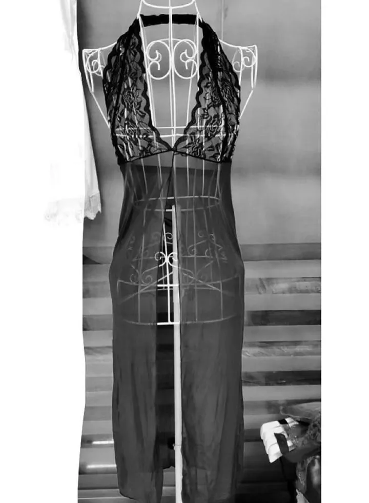 Lace Maxi Dress L