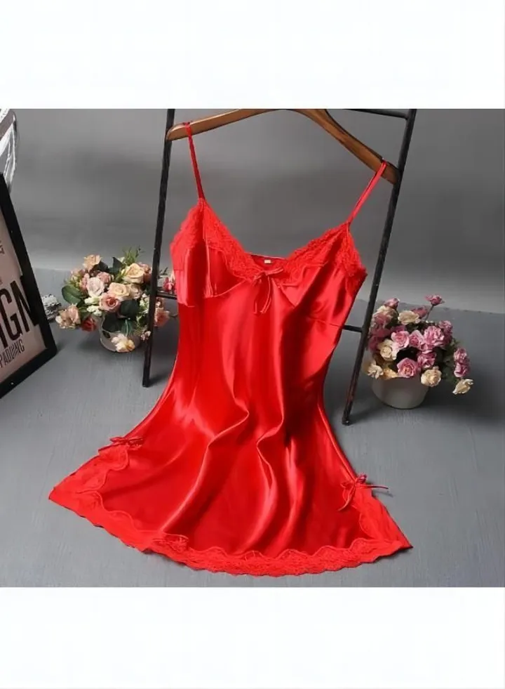 Ice lace pajamas for women's summer suspender pajamas