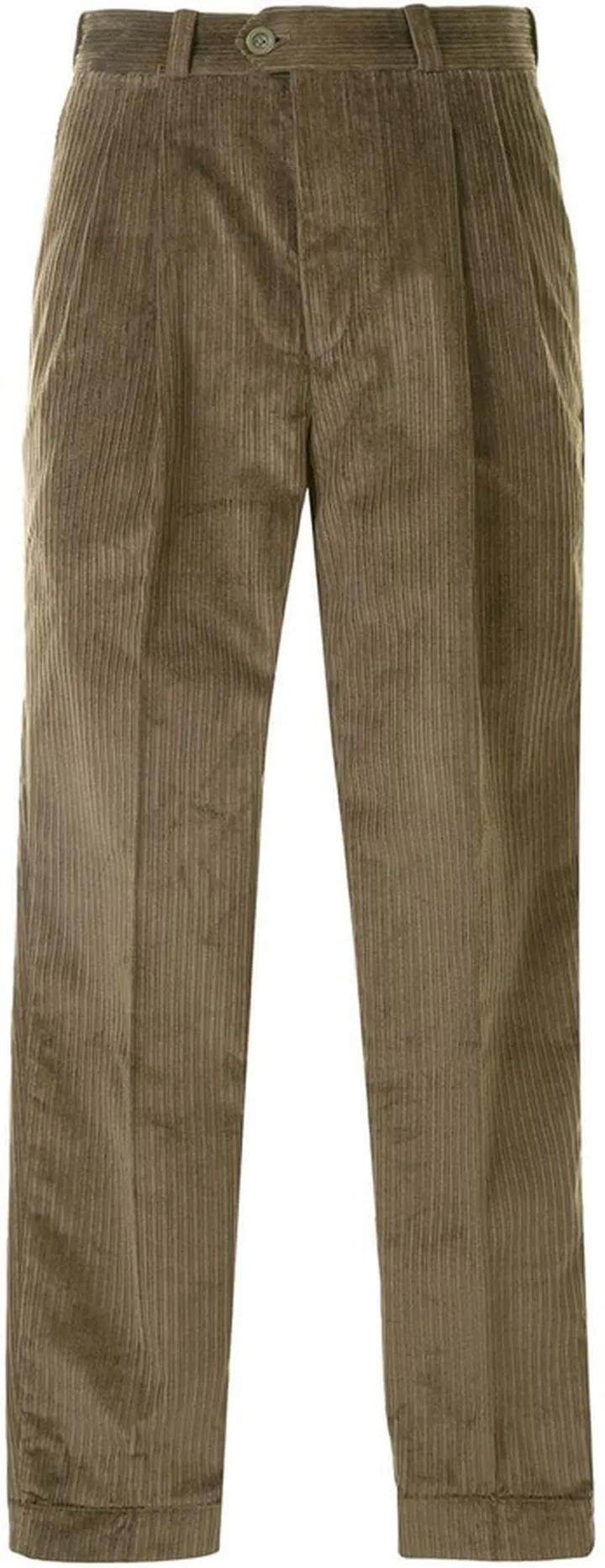 Straight-Leg Corduroy Trousers