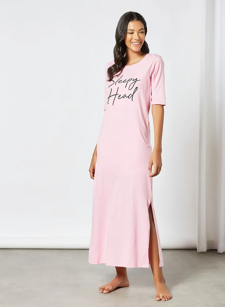 Maxi Nightdress Pink